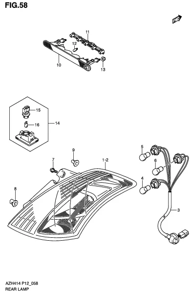 FIG.58 REAR LAMP