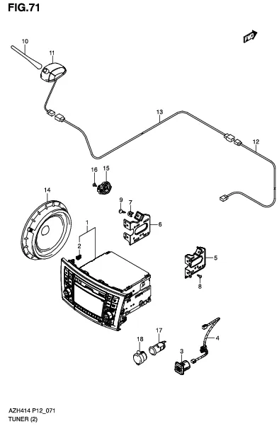 FIG.71 TUNER (GLX)
