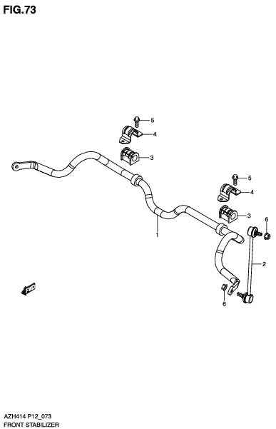 FIG.73 FRONT STABILIZER