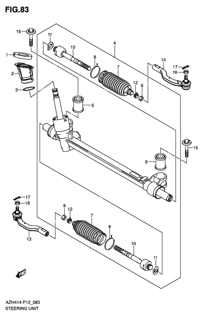 FIG.83 STEERING UNIT