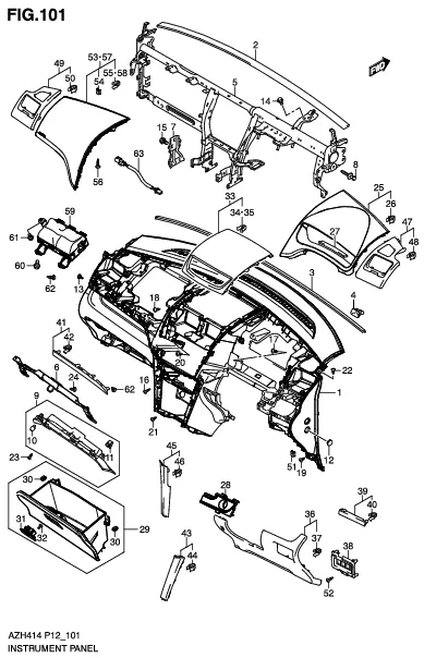 FIG.101 INSTRUMENT PANEL