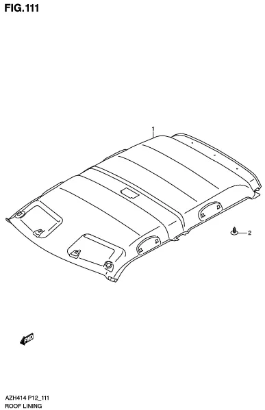 FIG.111 ROOF LINING