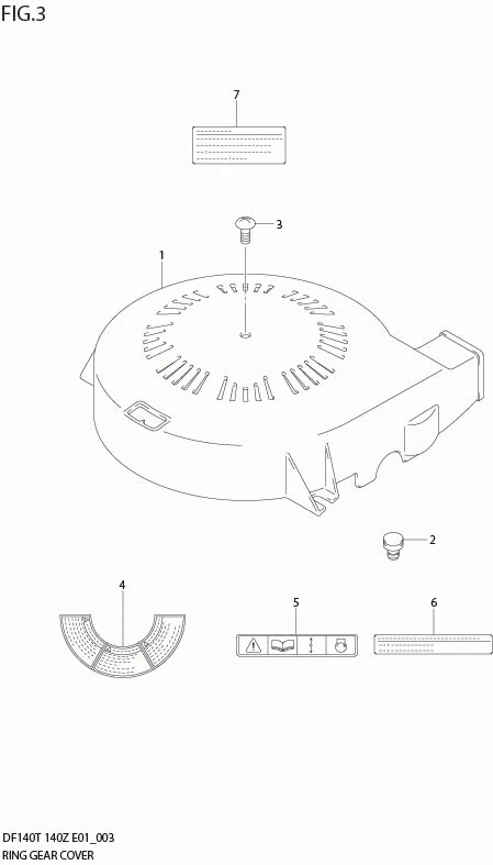 FIG 3   RING GEAR COVER