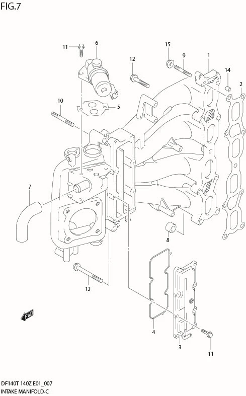 FIG 7   INTAKE MANIFOLD
