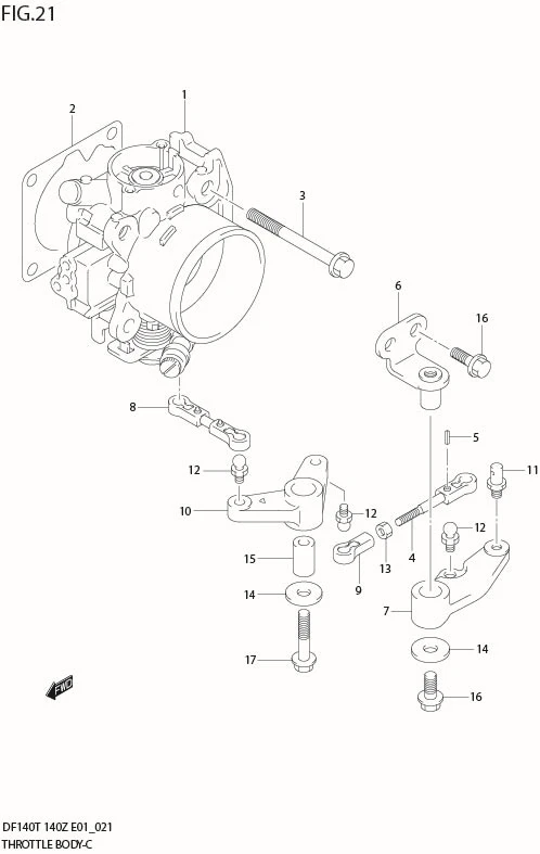 FIG 21  THROTTLE BODY