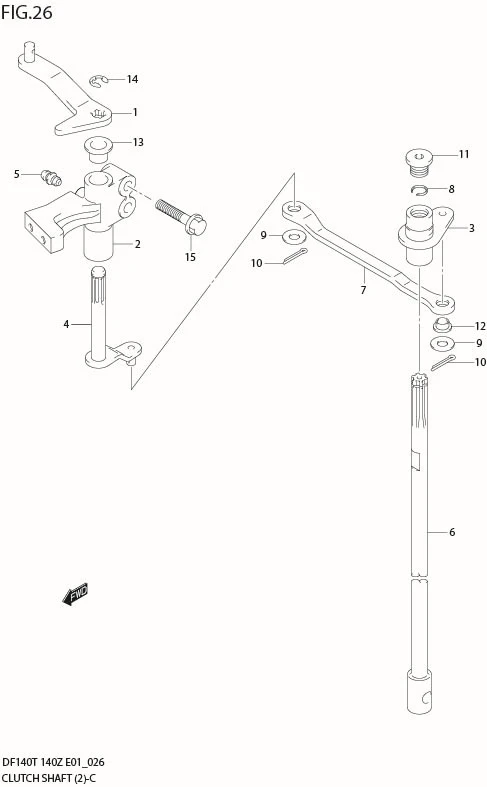 FIG 26  CLUTCH SHAFT (*)