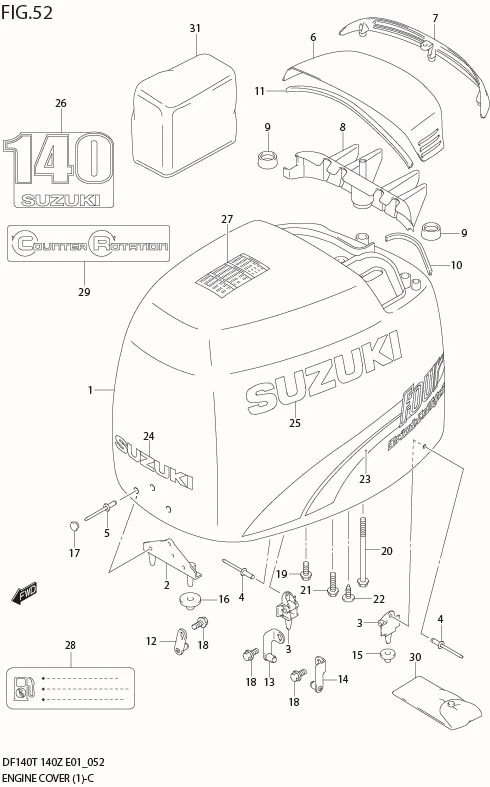 FIG 52  ENGINE COVER (MODEL:02)
