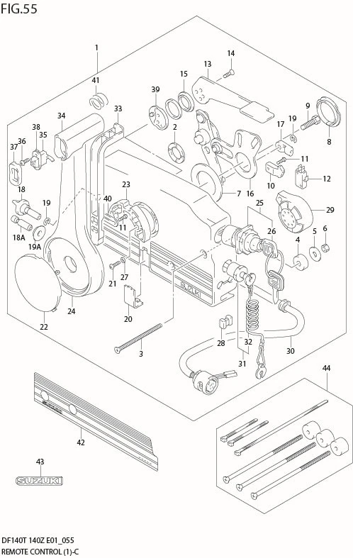 FIG 55  REMOTE CONTROL (MODEL:02,03)