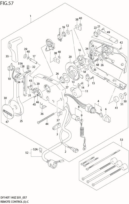 FIG 57  REMOTE CONTROL (MODEL:05%)