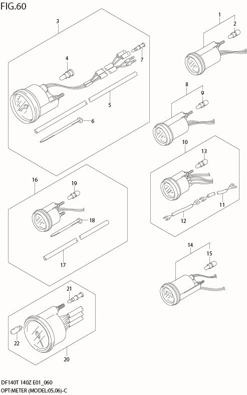 FIG 60  OPT:METER (MODEL:05%)
