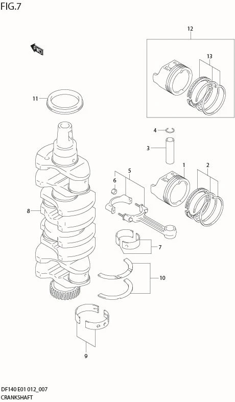 FIG 7   CRANKSHAFT