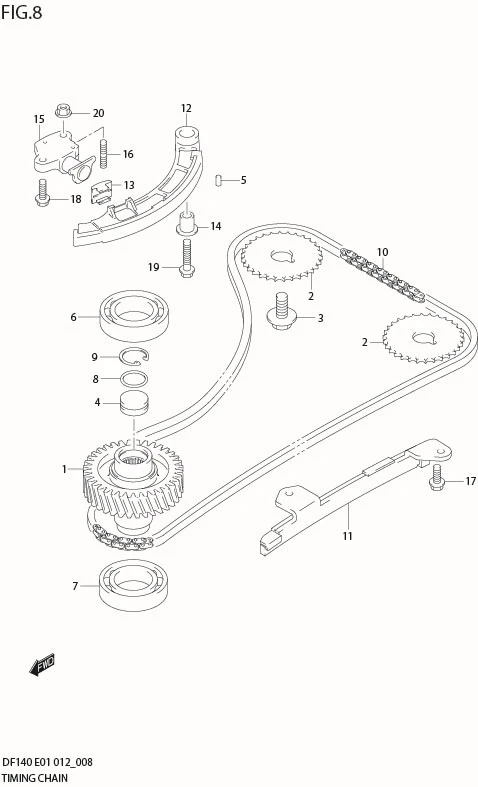 FIG 8   TIMING CHAIN