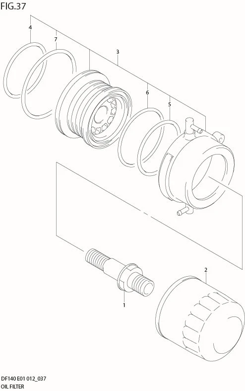 FIG 37  OIL FILTER