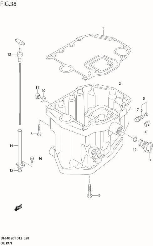 FIG 38  OIL PAN