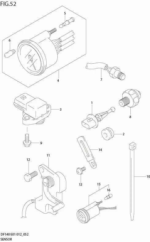 FIG 52  SENSOR (DF140T E1)