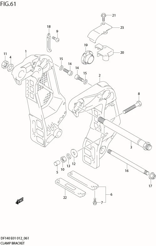 FIG 61  CLAMP BRACKET