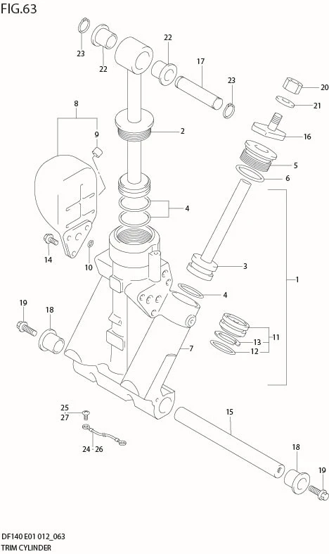 FIG 63  TRIM CYLINDER