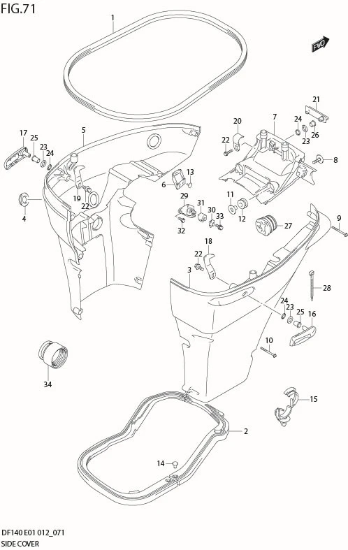 FIG 71  SIDE COVER