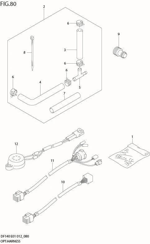 FIG 80  OPT:HARNESS (DF140T E1)