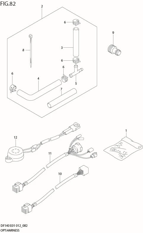 FIG 82  OPT:HARNESS (DF140Z E1)