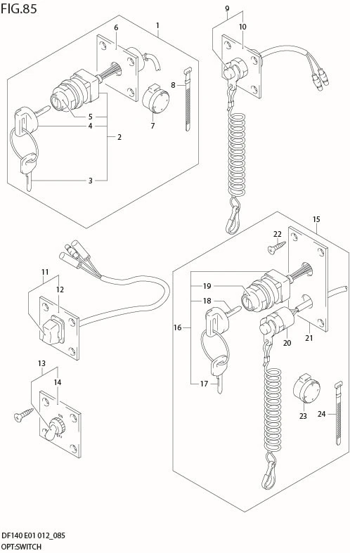 FIG 85  OPT:SWITCH (DF140T E1)