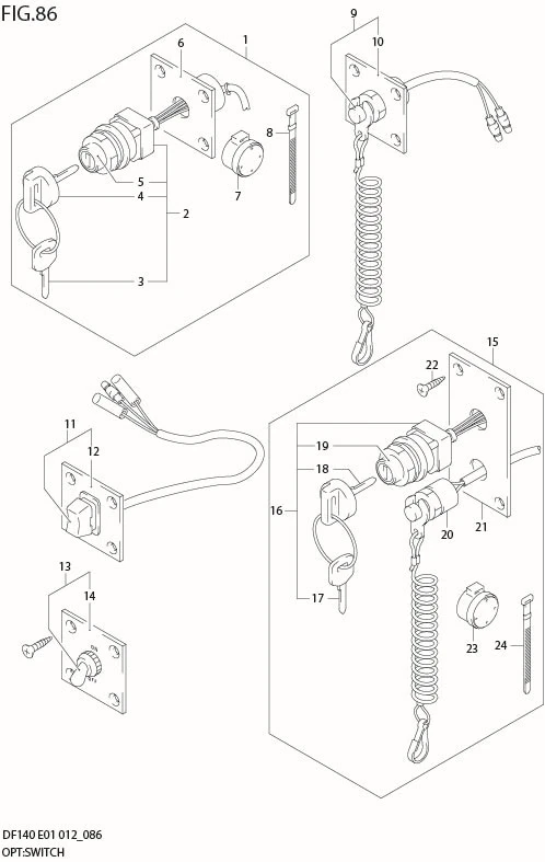 FIG 86  OPT:SWITCH (DF140T E40)