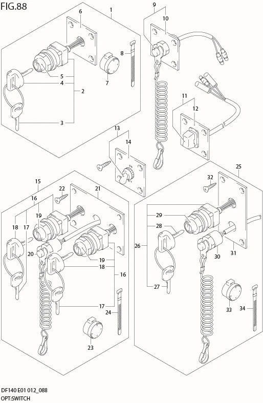 FIG 88  OPT:SWITCH (DF140Z E40)