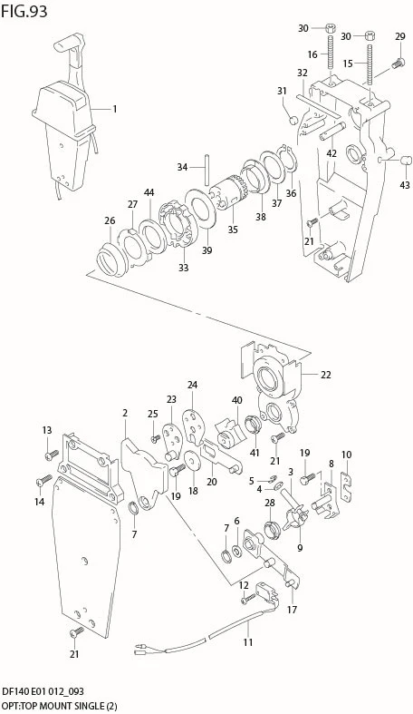 FIG 93  OPT:TOP MOUNT SINGLE (2)