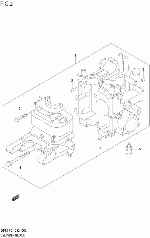 FIG 2   CYLINDER BLOCK