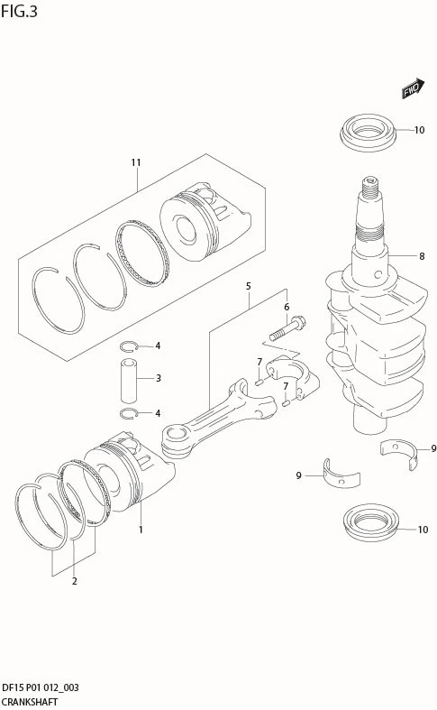 FIG 3   CRANKSHAFT