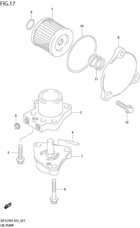 FIG 17  OIL PUMP