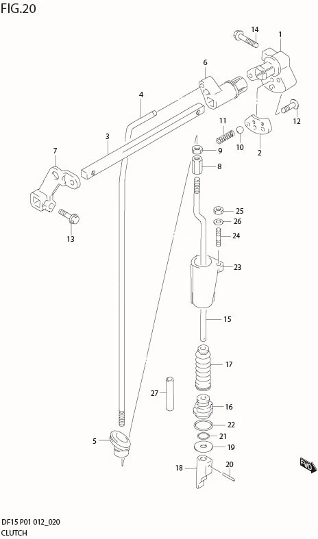 FIG 20  CLUTCH (DF15R P01)