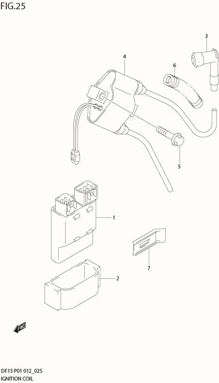 FIG 25  IGNITION COIL