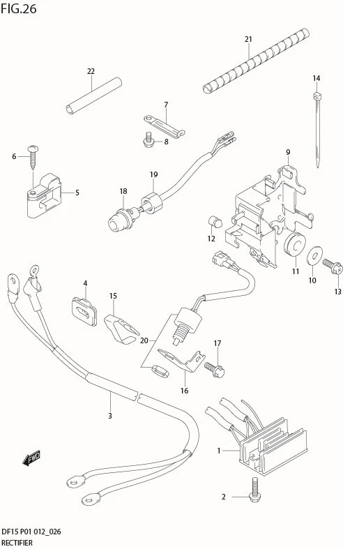 FIG 26  RECTIFIER (DF15 P01)