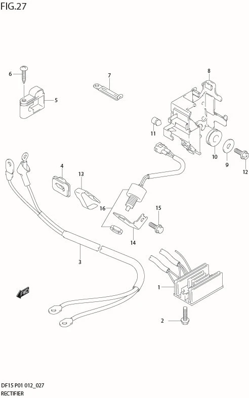FIG 27  RECTIFIER (DF15R P01)