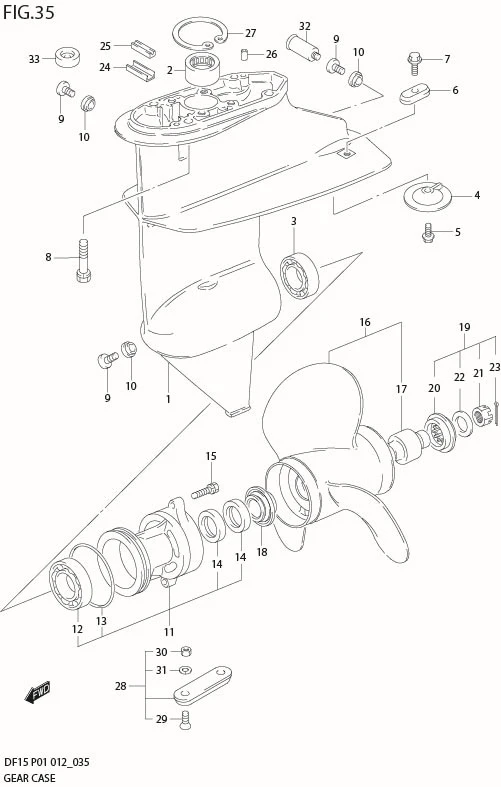 FIG 35  GEAR CASE