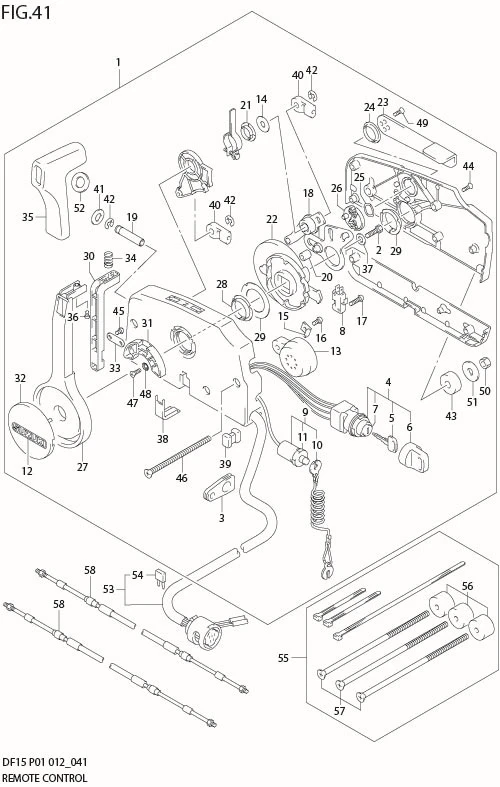 FIG 41  REMOTE CONTROL (DF15R P01)