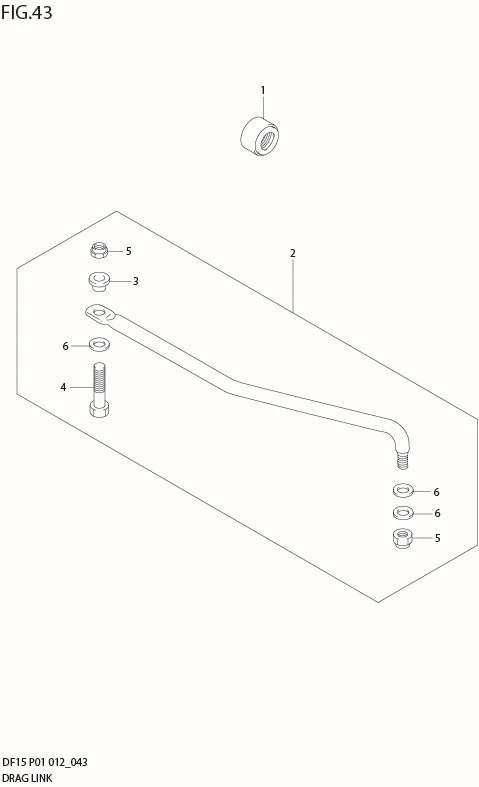 FIG 43  DRAG LINK (DF15R P01)