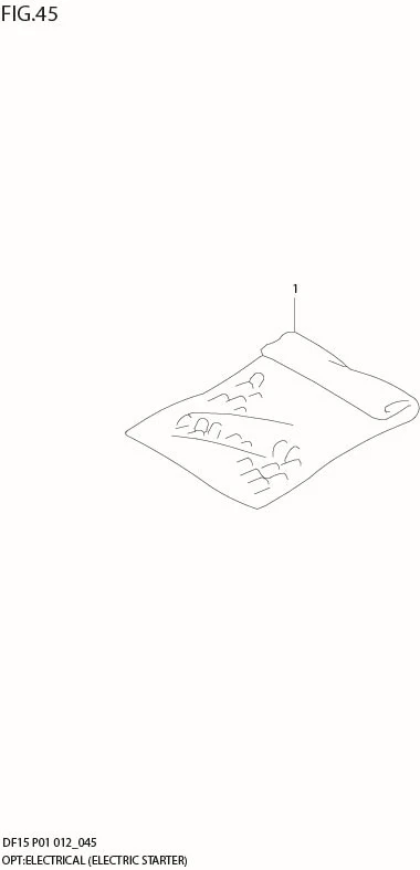 FIG 45  OPT:ELECTRICAL (ELECTRIC STARTER)