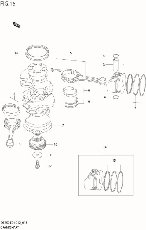 FIG 15  CRANKSHAFT
