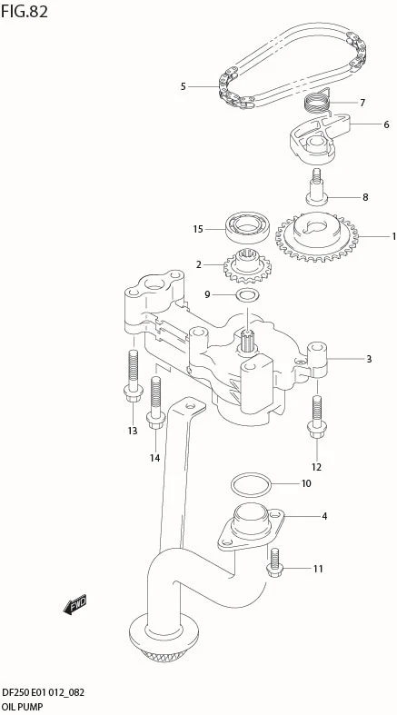 FIG 82  OIL PUMP