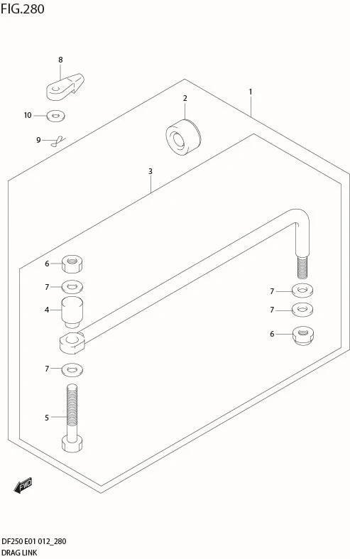 FIG 280 DRAG LINK