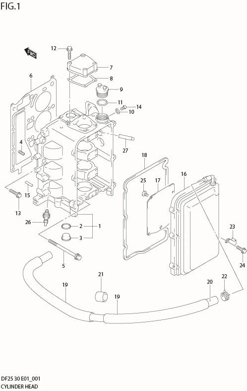FIG 1   CYLINDER HEAD