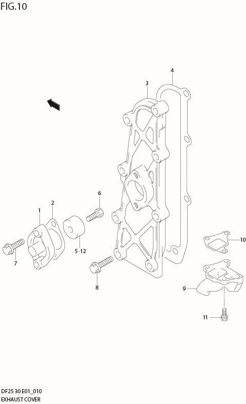 FIG 10  EXHAUST COVER