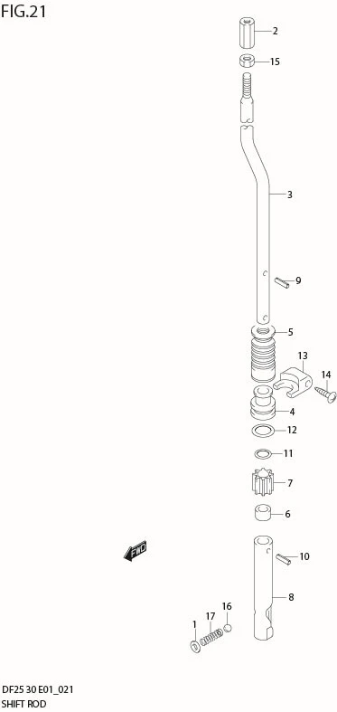 FIG 21  SHIFT ROD