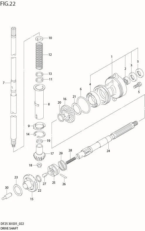FIG 22  DRIVE SHAFT