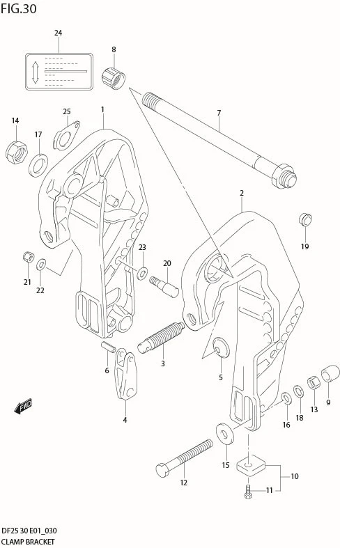 FIG 30  CLAMP BRACKET
