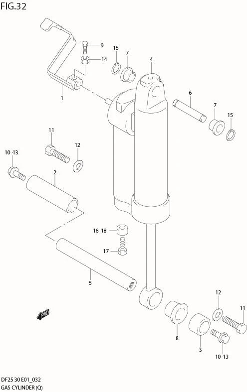 FIG 32  GAS CYLINDER