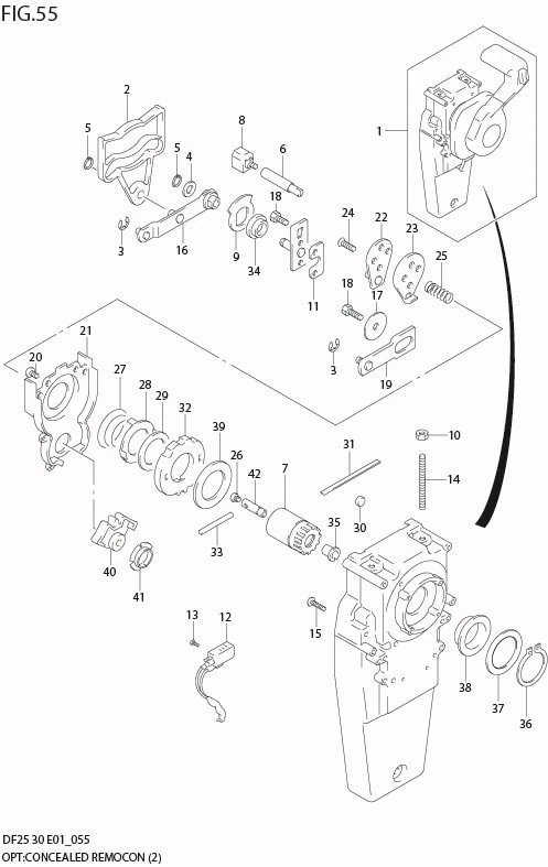 FIG 55  OPT:CONCEALED REMOCON (2)