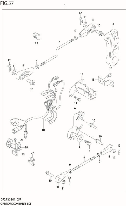 FIG 57  OPT:REMOCON PARTS SET